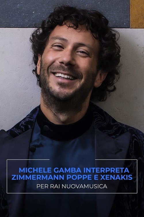 Постер: OSN: Michele Gamba interpreta Zimmermann, Poppe e Xenakis per Rai NuovaMusica