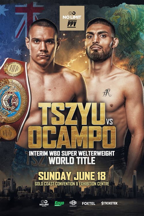 Постер: Tim Tszyu vs. Carlos Ocampo
