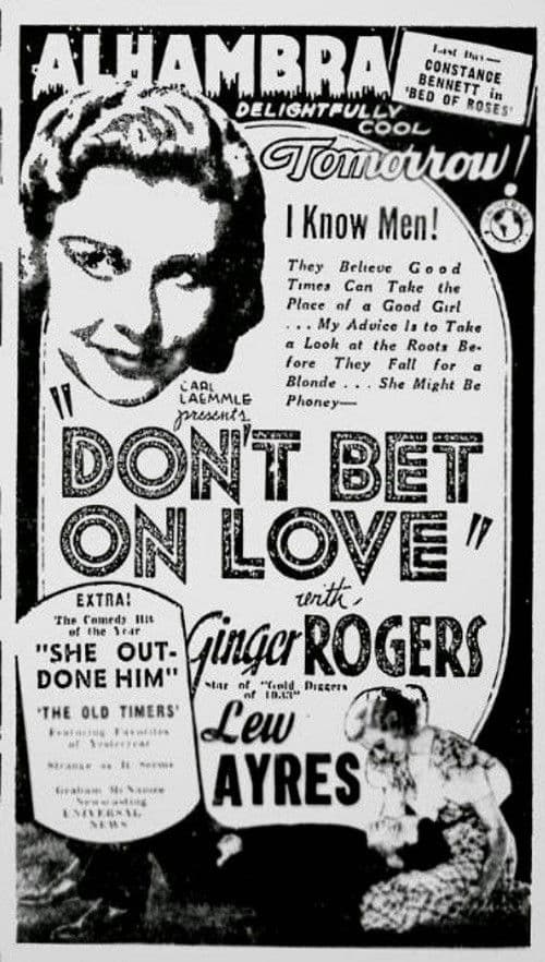 Постер: Don't Bet on Love