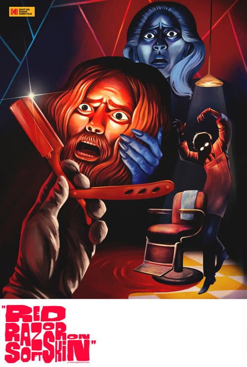 Постер: Red Razor On Soft Skin