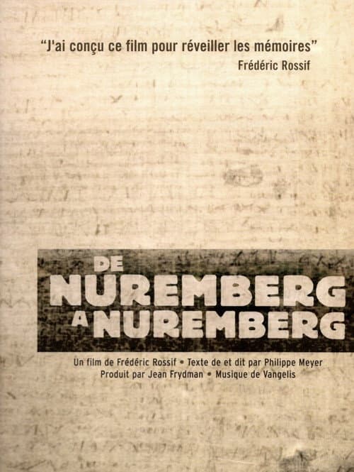 Постер: De Nuremberg à Nuremberg