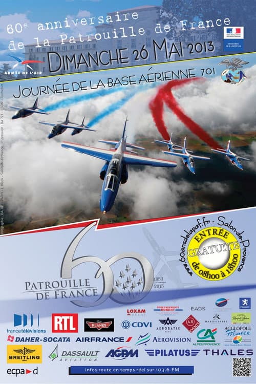 Постер: 60 ans de la Patrouille de France - Le show aérien