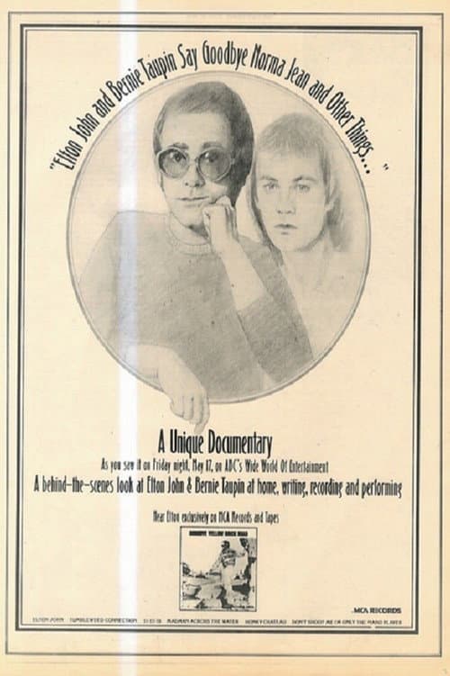 Постер: Elton John and Bernie Taupin Say Goodbye Norma Jean and Other Things