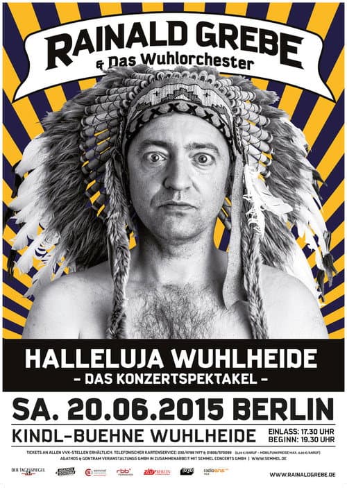 Постер: Rainald Grebe: Halleluja Wuhlheide
