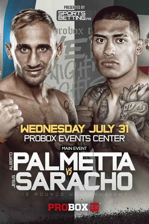 Постер: Alberto Palmetta vs. Jesus Saracho
