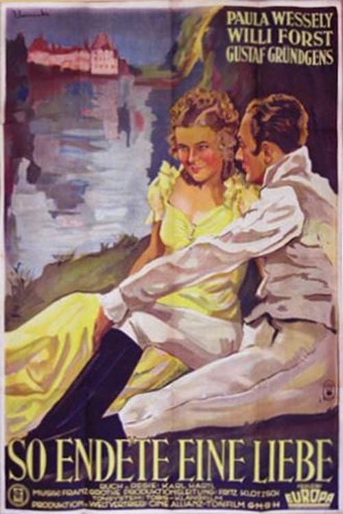 Постер: So endete eine Liebe