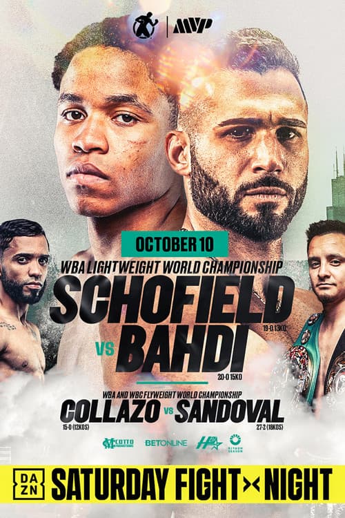 Постер: Floyd Schofield Jr. vs. Lucas Bahdi
