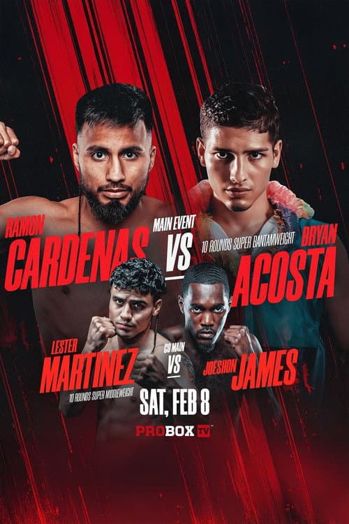 Постер: Ramon Cardenas vs. Bryan Acosta