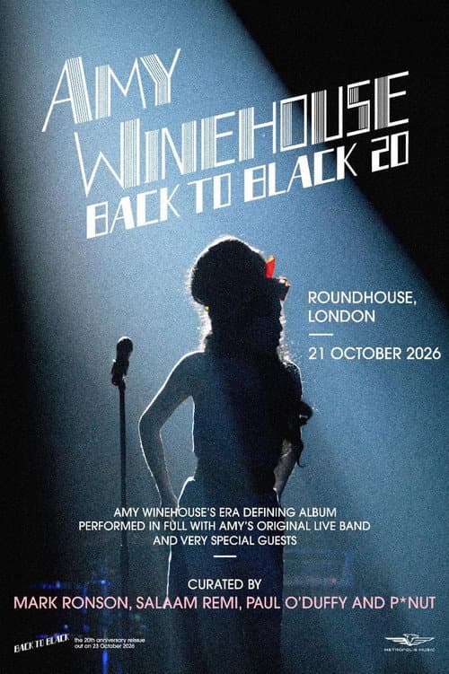 Постер: Amy Winehouse: Back to Black at 20