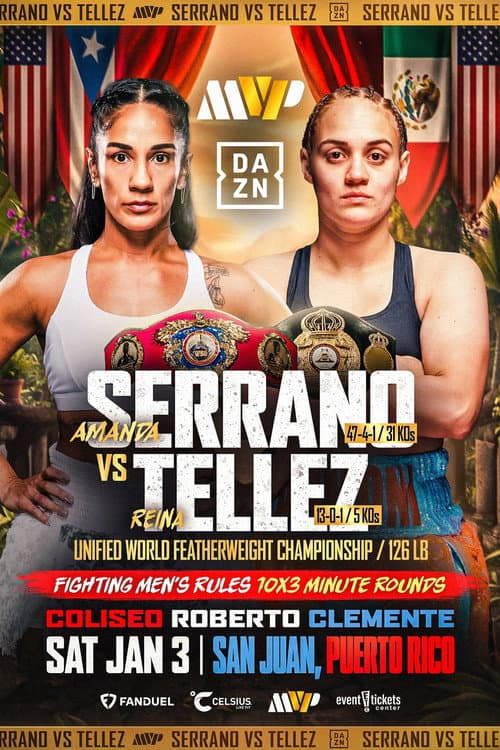 Постер: Amanda Serrano vs. Reina Tellez