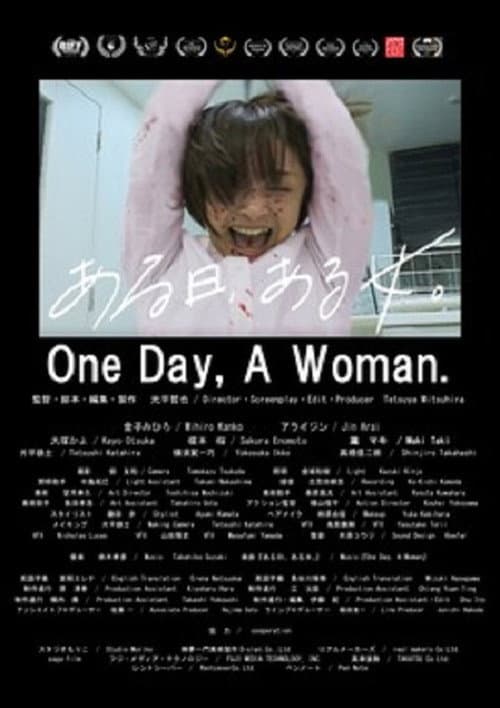 Постер: ある日、ある女。
