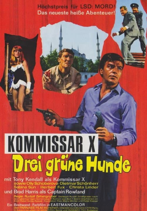 Постер: Kommissar X - Drei grüne Hunde
