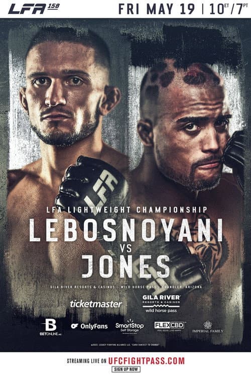 Постер: LFA 158: Jones vs. Lebosnoyani
