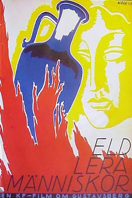 Постер: Eld, lera och människor