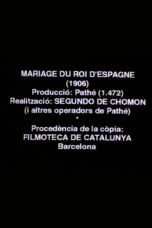 Постер: Marriage du roi d'espagne