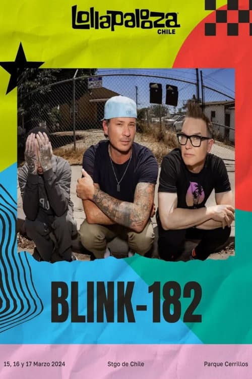 Постер: Blink-182 - Lollapalooza 2024