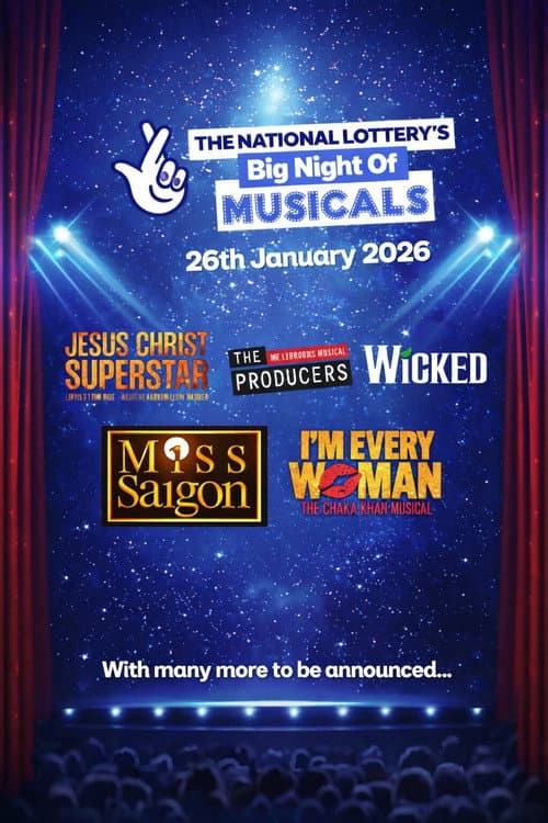Постер: Big Night of Musicals 2026 by the National Lottery
