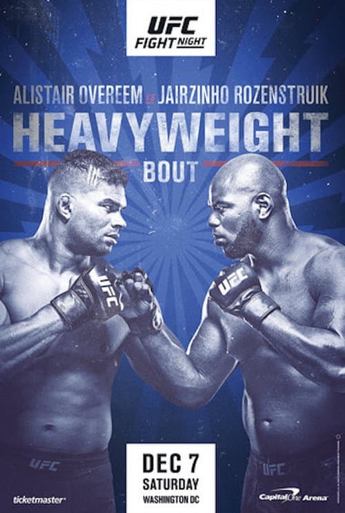 Постер: UFC on ESPN 7: Overeem vs. Rozenstruik