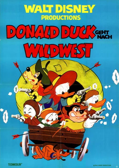 Постер: Donald Duck Goes West