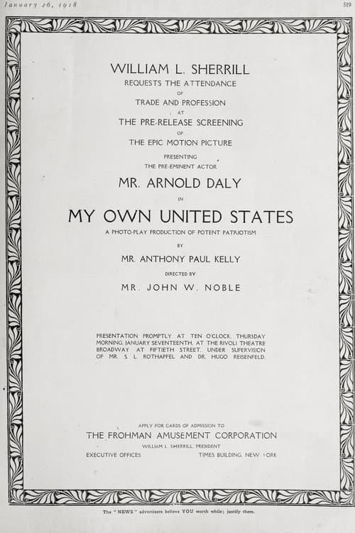 Постер: My Own United States