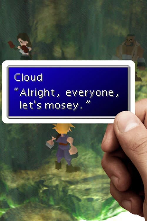 Постер: Let's Mosey: A Slow Translation Of Final Fantasy VII