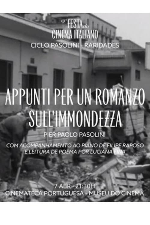 Постер: Appunti per un romanzo sull'immondezza