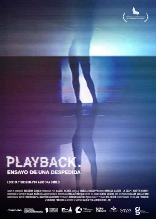 Постер: Playback: Ensayo de una despedida