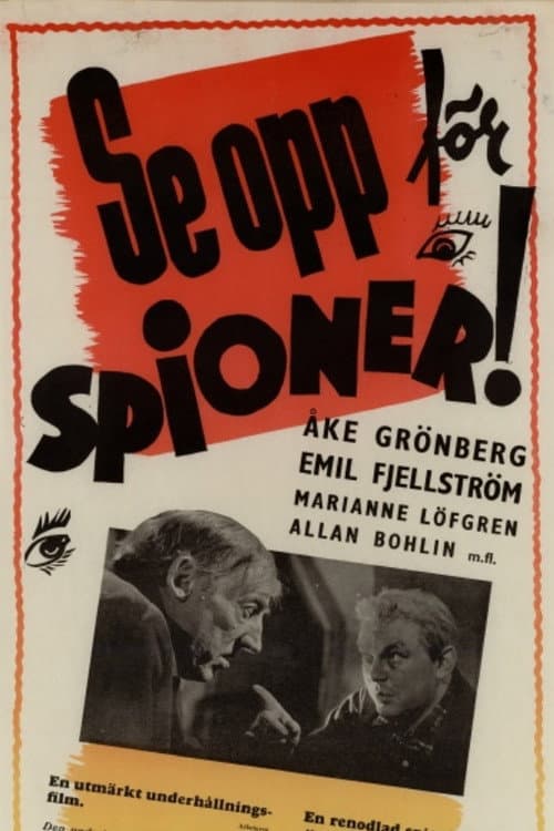 Постер: Se opp för spioner!