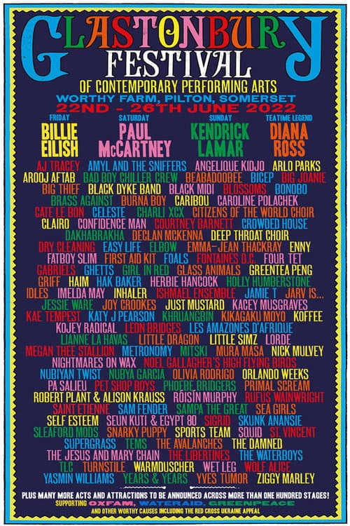 Постер: Best of Glastonbury 2022