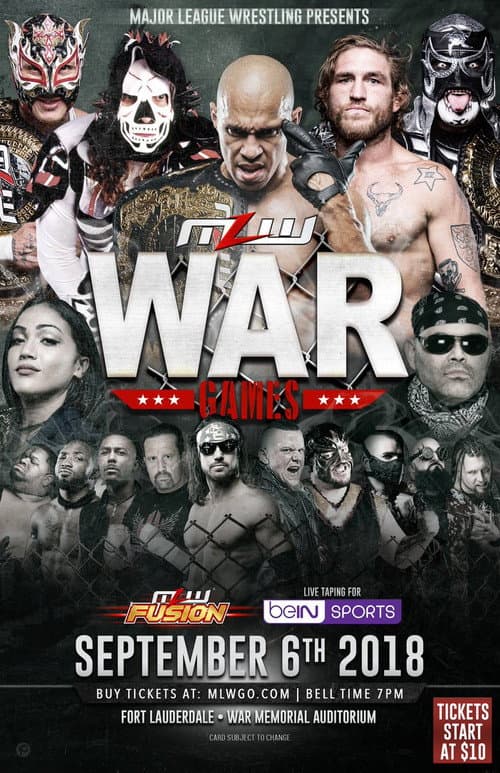 Постер: MLW War Games 2018