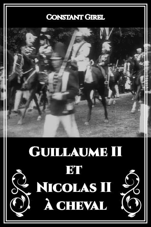 Постер: Guillaume II et Nicolas II à cheval