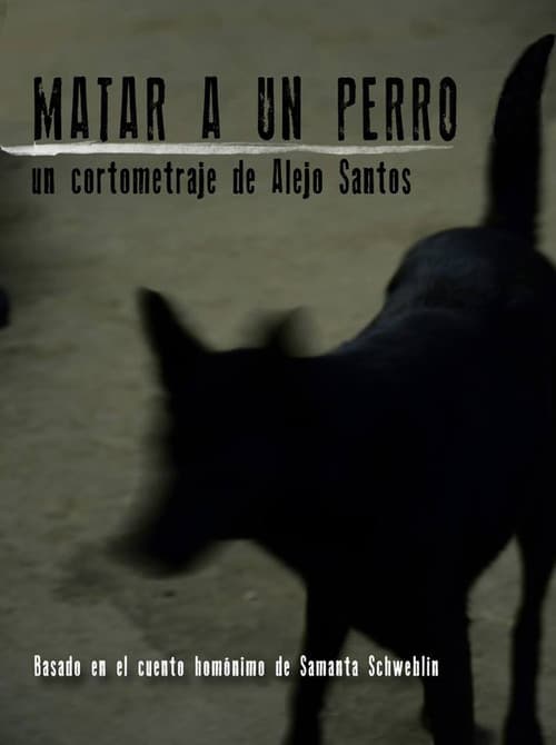 Постер: Matar a un perro