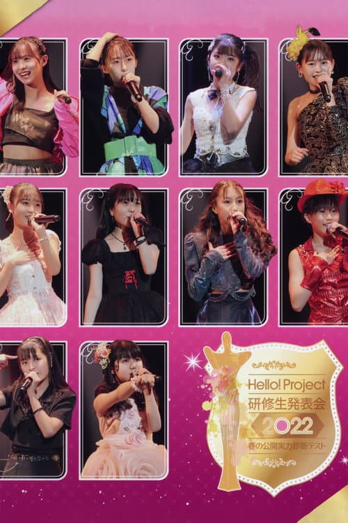 Постер: Hello! Project 研修生 発表会 2022 ～春の公開実力診断テスト～