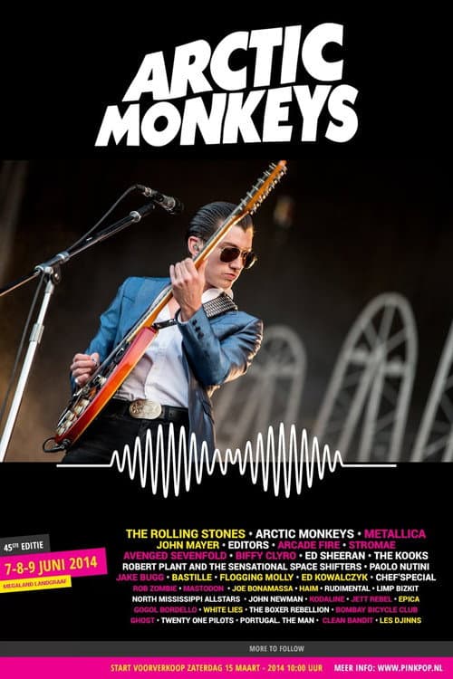 Постер: Arctic Monkeys Live at Pinkpop Festival 2014
