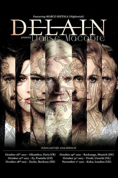 Постер: Delain - Danse Macabre live at TivoliVredenburg