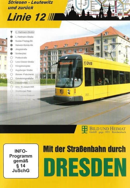 Постер: Mit der Straßenbahn durch Dresden - Linie 12