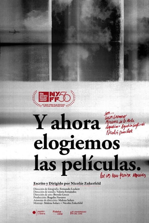 Постер: Y ahora elogiemos las películas