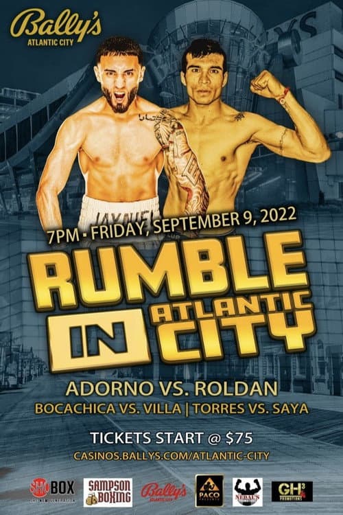 Постер: Joseph Adorno vs. Hugo Alberto Roldan