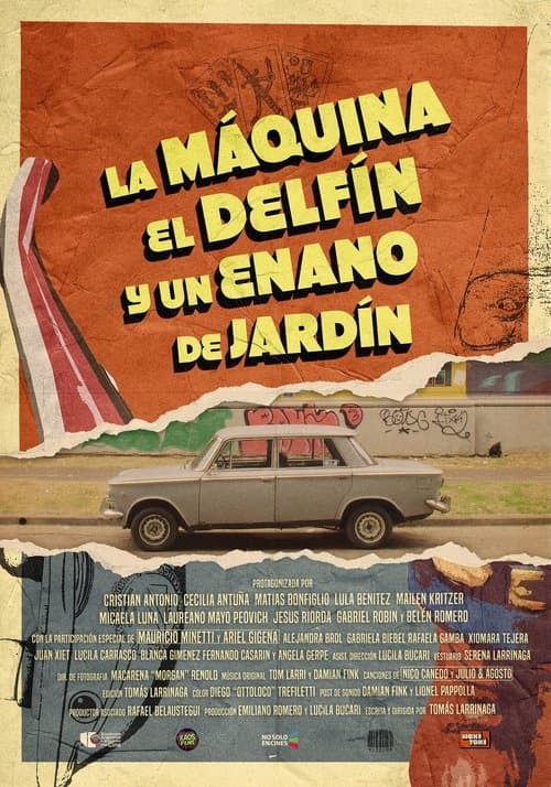 Постер: La máquina, el delfín y un enano de jardín