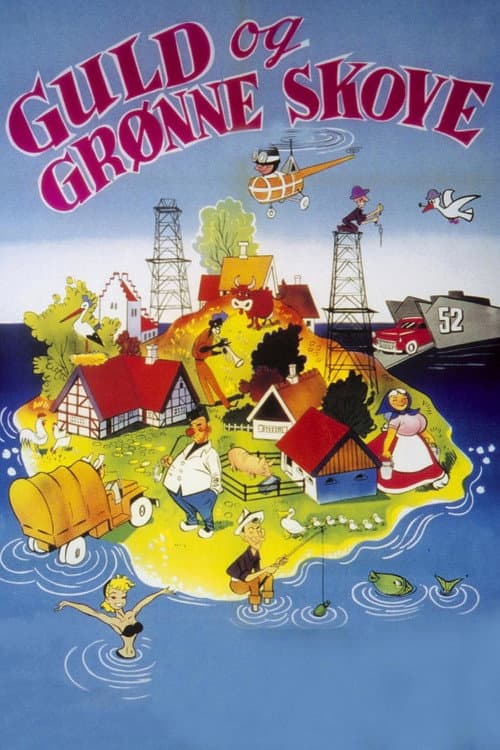 Постер: Guld og grønne skove