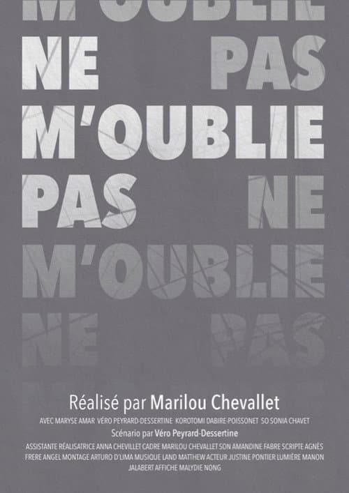 Постер: Ne m´oublie pas