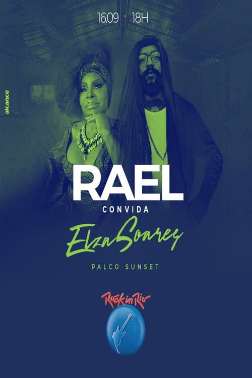 Постер: Rael convida Elza Soares - Rock in Rio 2017