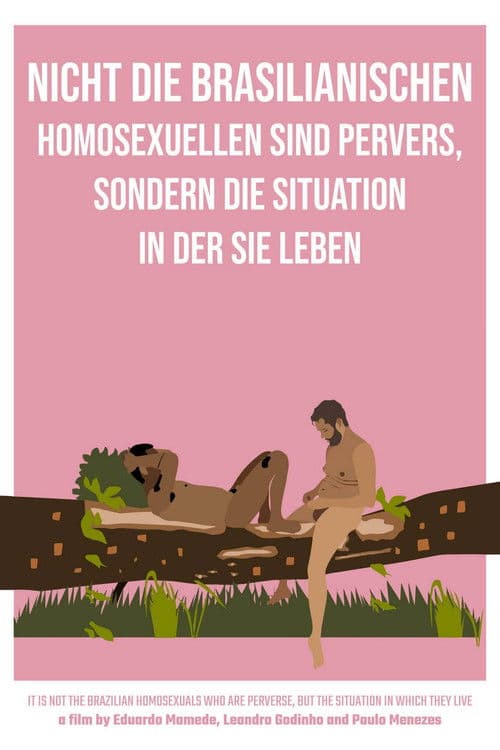 Постер: Nicht die brasilianischen Homosexuellen sind pervers, sondern die Situation in der sie leben