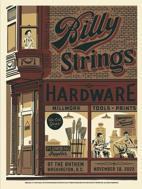 Постер: Billy Strings | 2022.11.18 — The Anthem - Washington, DC