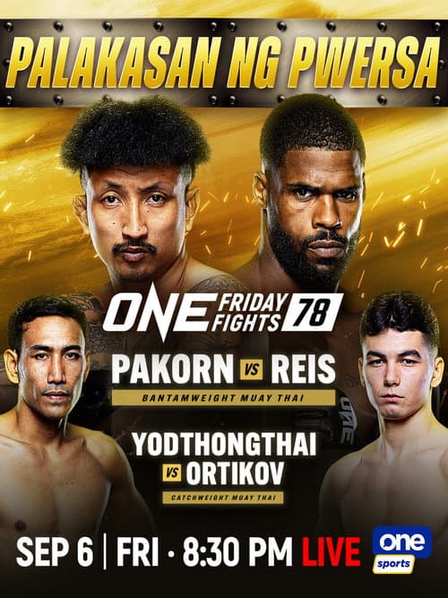 Постер: ONE Friday Fights 78: Pakorn vs. Reis