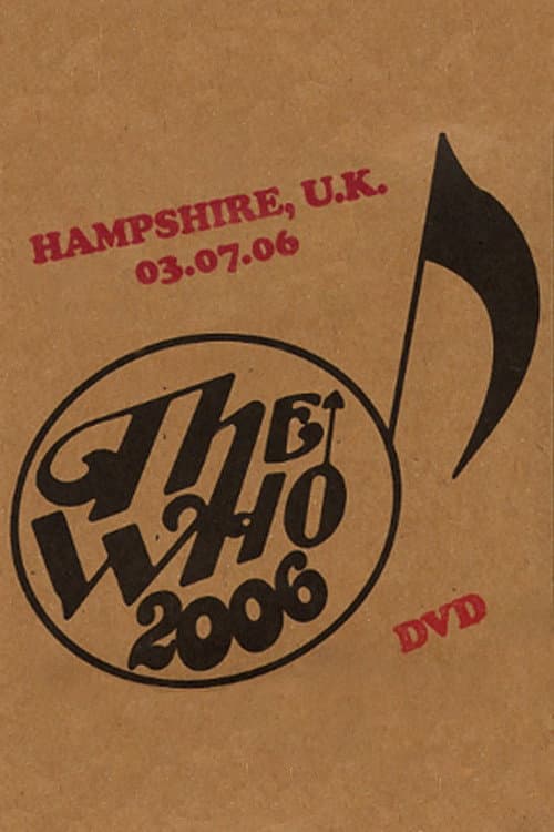 Постер: The Who: Hampshire 7/3/2006