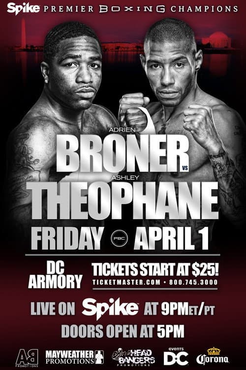 Постер: Adrien Broner vs. Ashley Theophane