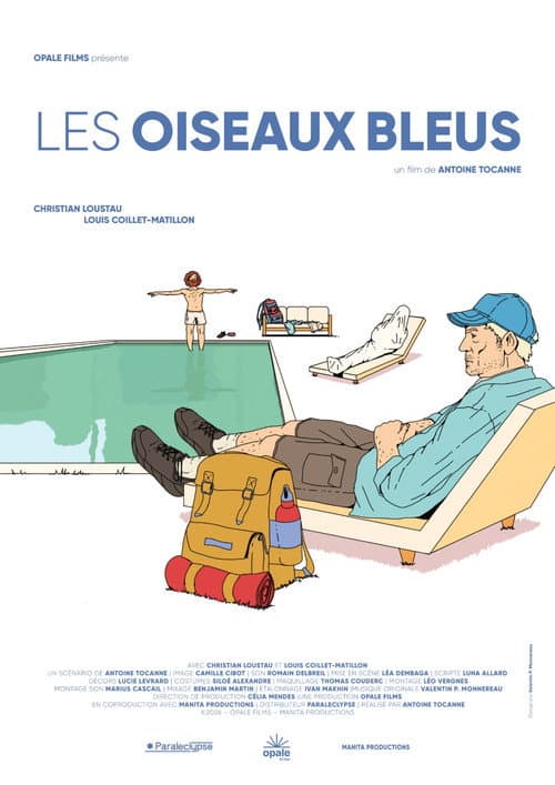 Постер: Les oiseaux bleus