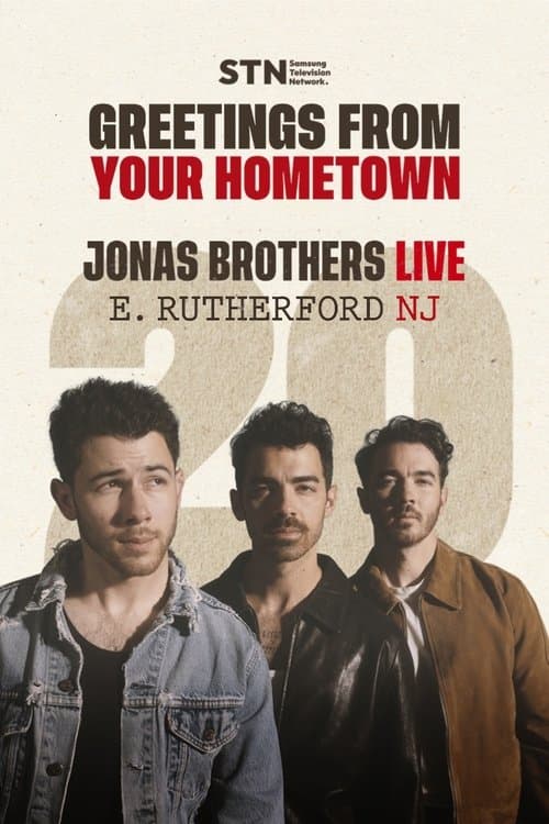 Постер: JONAS20 Greetings from Your Hometown - East Rutherford, NJ