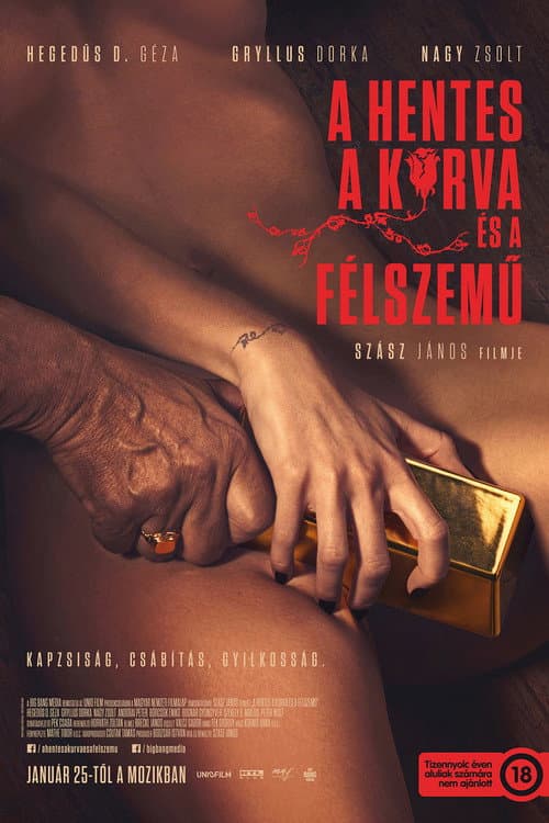 Постер: A hentes, a kurva és a félszemű